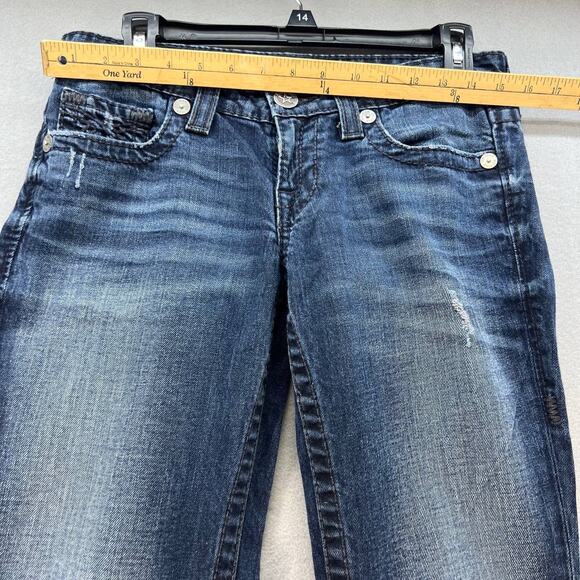 Big Star Women's Liv Bootcut Jeans Size 27R Dark Wash - Picture 2 of 16